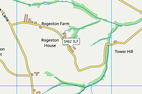 SA62 3LF map - OS VectorMap District (Ordnance Survey) SA62 3LF map - OS VectorMap District (Ordnance Survey)