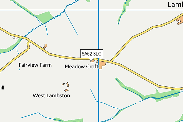 SA62 3LG map - OS VectorMap District (Ordnance Survey) SA62 3LG map - OS VectorMap District (Ordnance Survey)