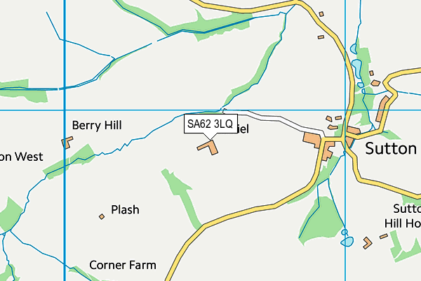 SA62 3LQ map - OS VectorMap District (Ordnance Survey) SA62 3LQ map - OS VectorMap District (Ordnance Survey)