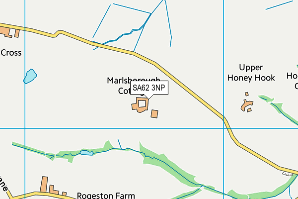 SA62 3NP map - OS VectorMap District (Ordnance Survey) SA62 3NP map - OS VectorMap District (Ordnance Survey)