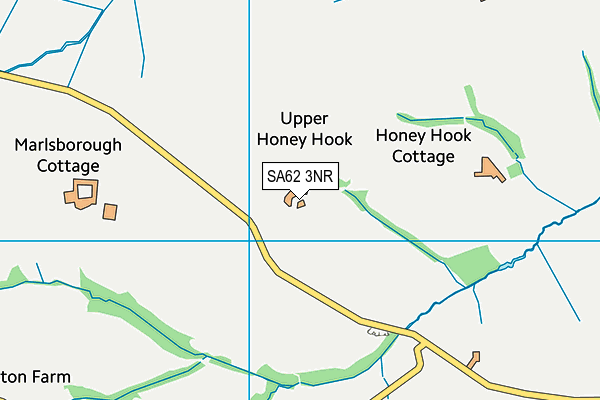 SA62 3NR map - OS VectorMap District (Ordnance Survey) SA62 3NR map - OS VectorMap District (Ordnance Survey)