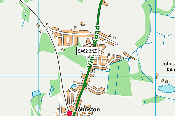 SA62 3NZ map - OS VectorMap District (Ordnance Survey) SA62 3NZ map - OS VectorMap District (Ordnance Survey)