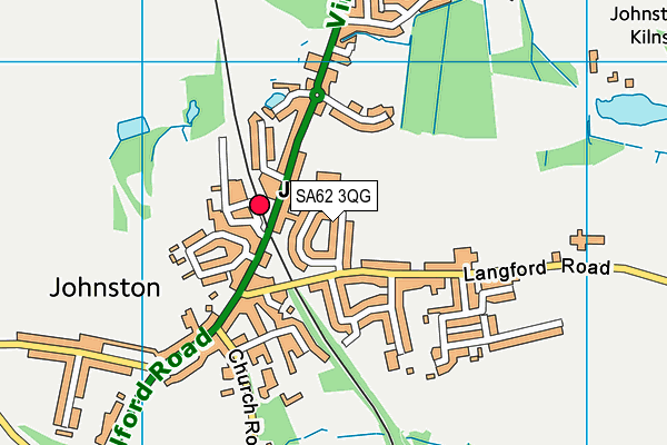 SA62 3QG map - OS VectorMap District (Ordnance Survey) SA62 3QG map - OS VectorMap District (Ordnance Survey)