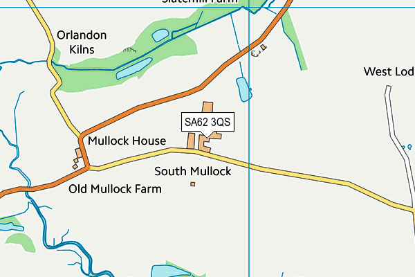 SA62 3QS map - OS VectorMap District (Ordnance Survey) SA62 3QS map - OS VectorMap District (Ordnance Survey)