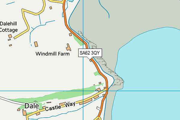 SA62 3QY map - OS VectorMap District (Ordnance Survey) SA62 3QY map - OS VectorMap District (Ordnance Survey)