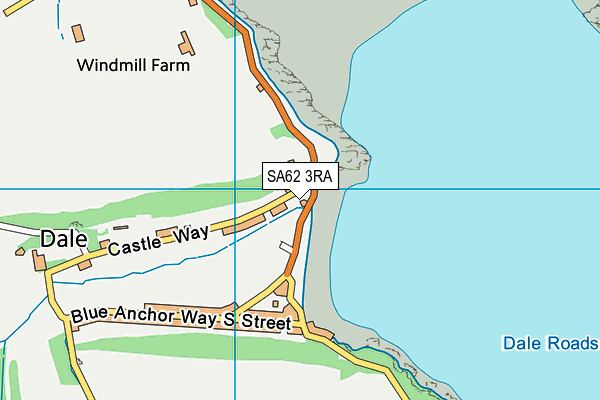 SA62 3RA map - OS VectorMap District (Ordnance Survey) SA62 3RA map - OS VectorMap District (Ordnance Survey)