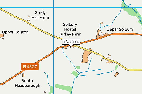 SA62 3SE map - OS VectorMap District (Ordnance Survey) SA62 3SE map - OS VectorMap District (Ordnance Survey)