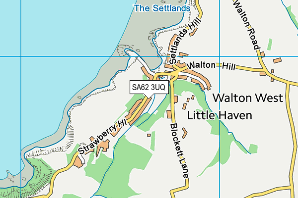 SA62 3UQ map - OS VectorMap District (Ordnance Survey) SA62 3UQ map - OS VectorMap District (Ordnance Survey)