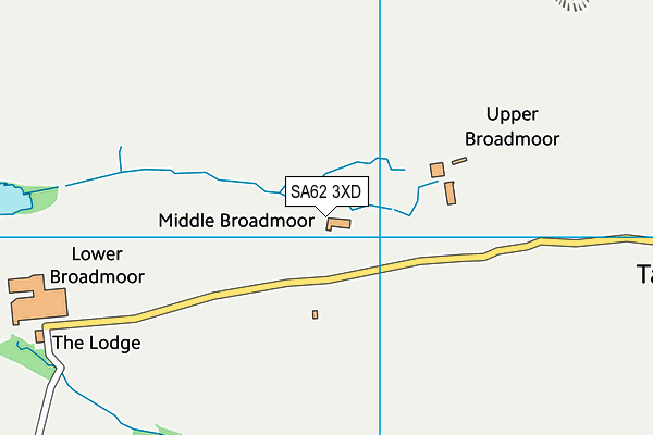 SA62 3XD map - OS VectorMap District (Ordnance Survey) SA62 3XD map - OS VectorMap District (Ordnance Survey)