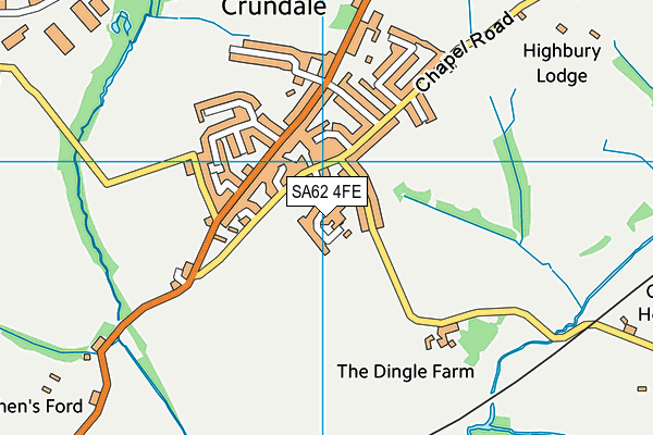 SA62 4FE map - OS VectorMap District (Ordnance Survey) SA62 4FE map - OS VectorMap District (Ordnance Survey)