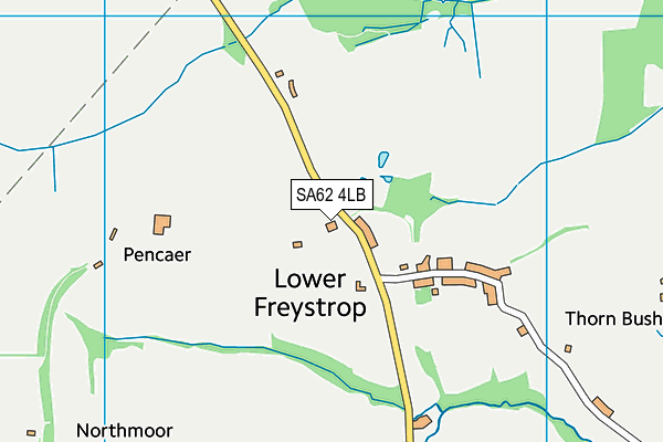 SA62 4LB map - OS VectorMap District (Ordnance Survey) SA62 4LB map - OS VectorMap District (Ordnance Survey)
