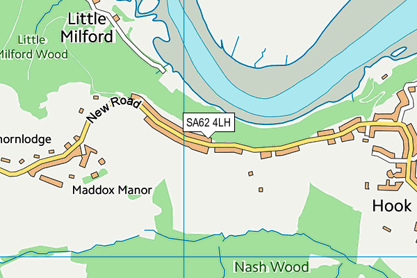 SA62 4LH map - OS VectorMap District (Ordnance Survey) SA62 4LH map - OS VectorMap District (Ordnance Survey)