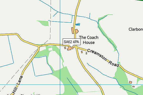 SA62 4PA map - OS VectorMap District (Ordnance Survey) SA62 4PA map - OS VectorMap District (Ordnance Survey)
