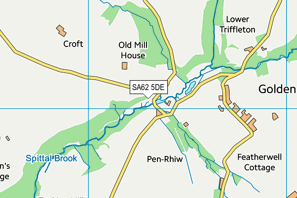 SA62 5DE map - OS VectorMap District (Ordnance Survey) SA62 5DE map - OS VectorMap District (Ordnance Survey)
