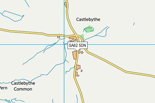 SA62 5DN map - OS VectorMap District (Ordnance Survey) SA62 5DN map - OS VectorMap District (Ordnance Survey)