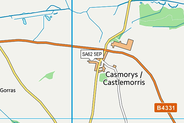SA62 5EP map - OS VectorMap District (Ordnance Survey) SA62 5EP map - OS VectorMap District (Ordnance Survey)