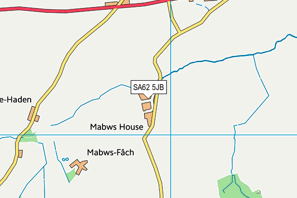 SA62 5JB map - OS VectorMap District (Ordnance Survey) SA62 5JB map - OS VectorMap District (Ordnance Survey)