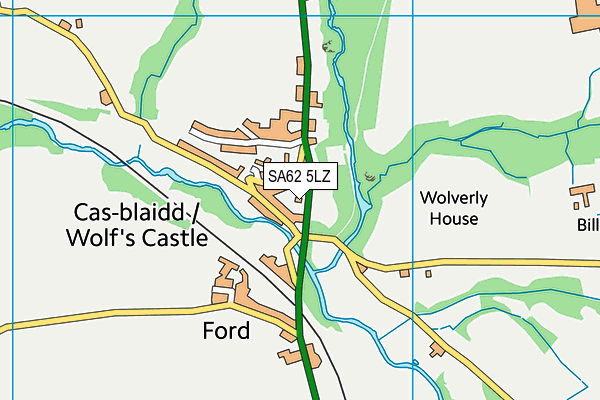 SA62 5LZ map - OS VectorMap District (Ordnance Survey) SA62 5LZ map - OS VectorMap District (Ordnance Survey)