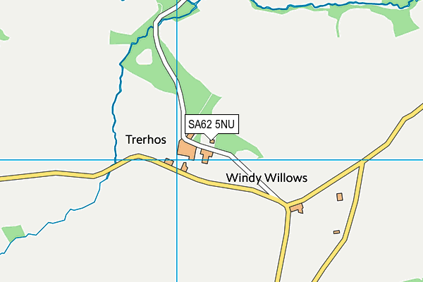 SA62 5NU map - OS VectorMap District (Ordnance Survey) SA62 5NU map - OS VectorMap District (Ordnance Survey)
