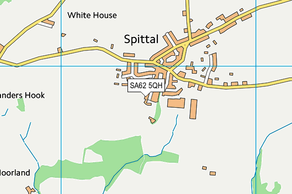SA62 5QH map - OS VectorMap District (Ordnance Survey) SA62 5QH map - OS VectorMap District (Ordnance Survey)