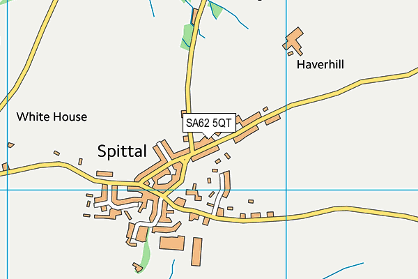 SA62 5QT map - OS VectorMap District (Ordnance Survey) SA62 5QT map - OS VectorMap District (Ordnance Survey)