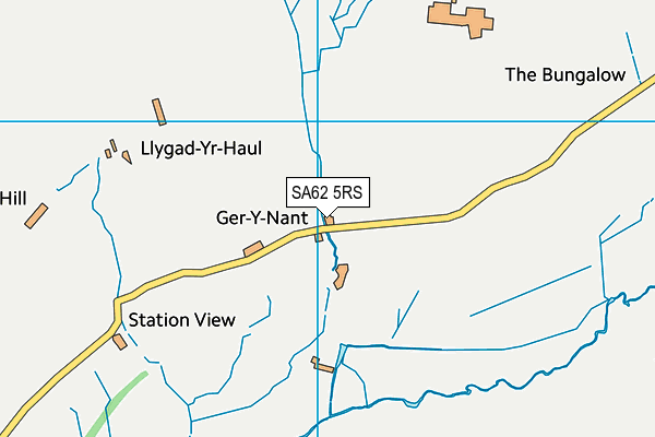 SA62 5RS map - OS VectorMap District (Ordnance Survey) SA62 5RS map - OS VectorMap District (Ordnance Survey)