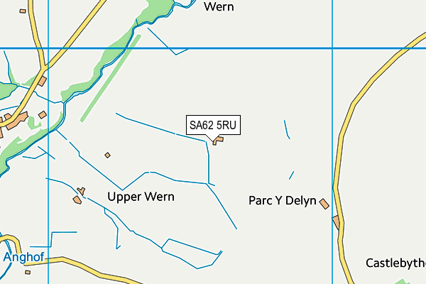 SA62 5RU map - OS VectorMap District (Ordnance Survey) SA62 5RU map - OS VectorMap District (Ordnance Survey)