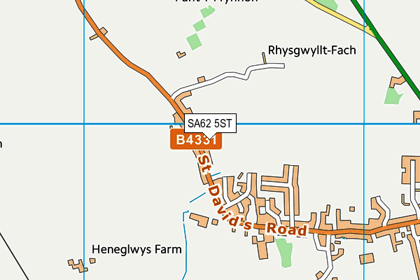 SA62 5ST map - OS VectorMap District (Ordnance Survey) SA62 5ST map - OS VectorMap District (Ordnance Survey)