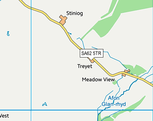 SA62 5TR map - OS VectorMap District (Ordnance Survey) SA62 5TR map - OS VectorMap District (Ordnance Survey)