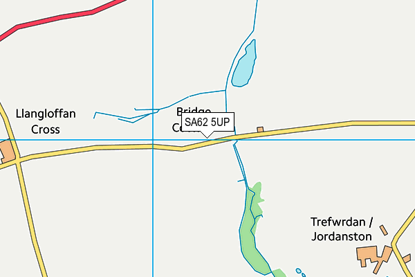 SA62 5UP map - OS VectorMap District (Ordnance Survey) SA62 5UP map - OS VectorMap District (Ordnance Survey)