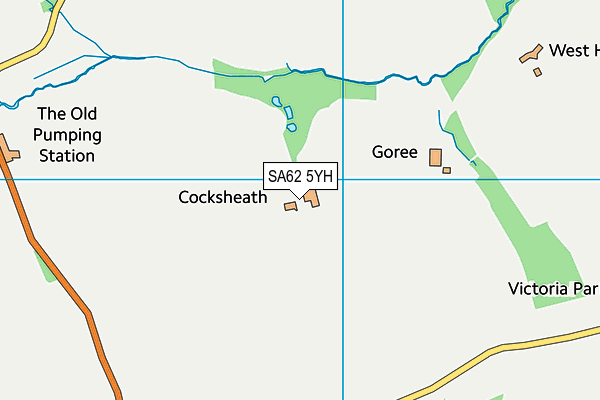 SA62 5YH map - OS VectorMap District (Ordnance Survey) SA62 5YH map - OS VectorMap District (Ordnance Survey)