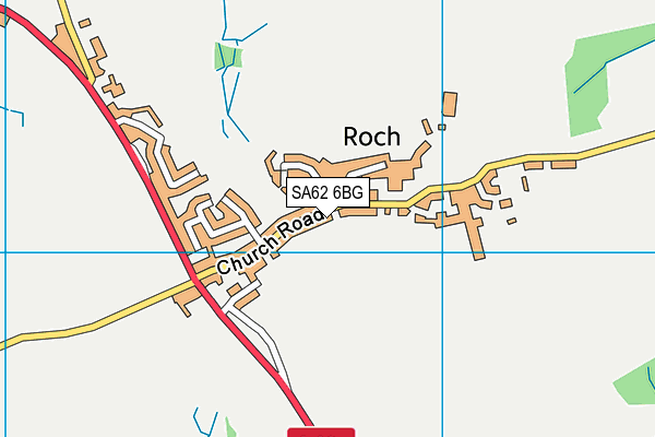 SA62 6BG map - OS VectorMap District (Ordnance Survey) SA62 6BG map - OS VectorMap District (Ordnance Survey)
