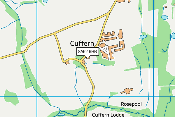 SA62 6HB map - OS VectorMap District (Ordnance Survey) SA62 6HB map - OS VectorMap District (Ordnance Survey)