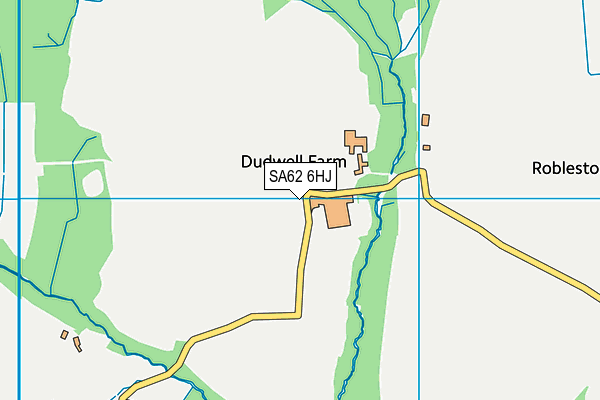 SA62 6HJ map - OS VectorMap District (Ordnance Survey) SA62 6HJ map - OS VectorMap District (Ordnance Survey)