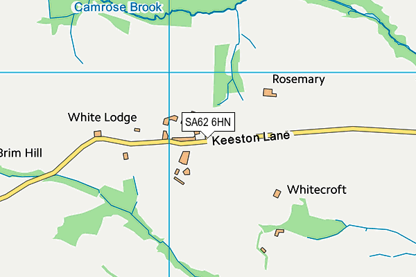 SA62 6HN map - OS VectorMap District (Ordnance Survey) SA62 6HN map - OS VectorMap District (Ordnance Survey)