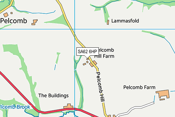 SA62 6HP map - OS VectorMap District (Ordnance Survey) SA62 6HP map - OS VectorMap District (Ordnance Survey)