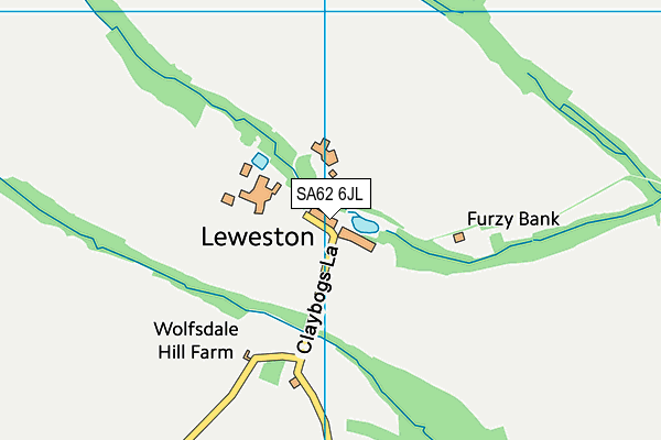 SA62 6JL map - OS VectorMap District (Ordnance Survey) SA62 6JL map - OS VectorMap District (Ordnance Survey)