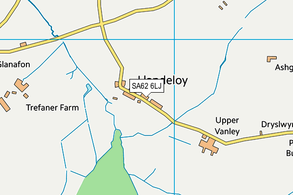 SA62 6LJ map - OS VectorMap District (Ordnance Survey) SA62 6LJ map - OS VectorMap District (Ordnance Survey)