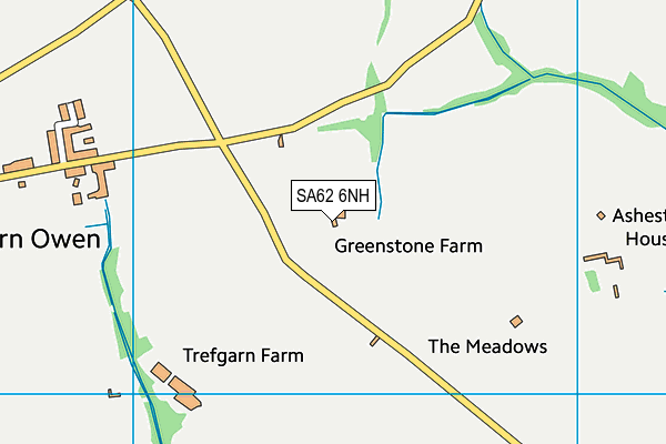 SA62 6NH map - OS VectorMap District (Ordnance Survey) SA62 6NH map - OS VectorMap District (Ordnance Survey)
