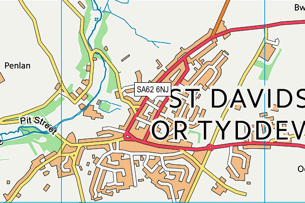 SA62 6NJ map - OS VectorMap District (Ordnance Survey) SA62 6NJ map - OS VectorMap District (Ordnance Survey)