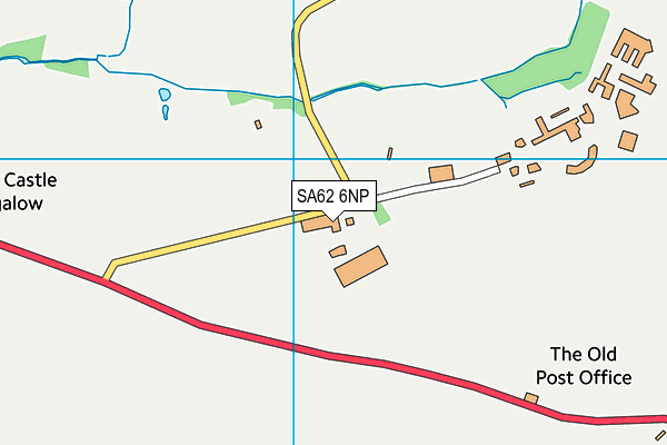 SA62 6NP map - OS VectorMap District (Ordnance Survey) SA62 6NP map - OS VectorMap District (Ordnance Survey)
