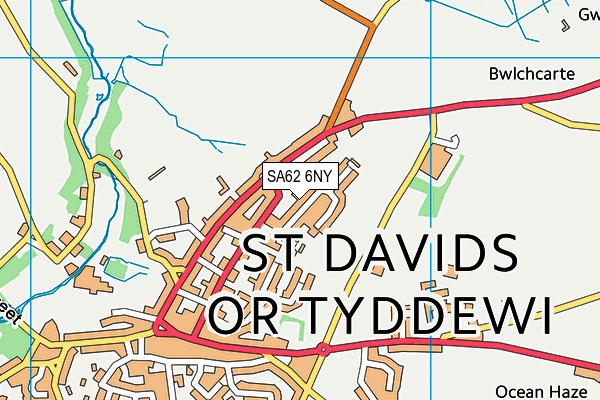 SA62 6NY map - OS VectorMap District (Ordnance Survey)