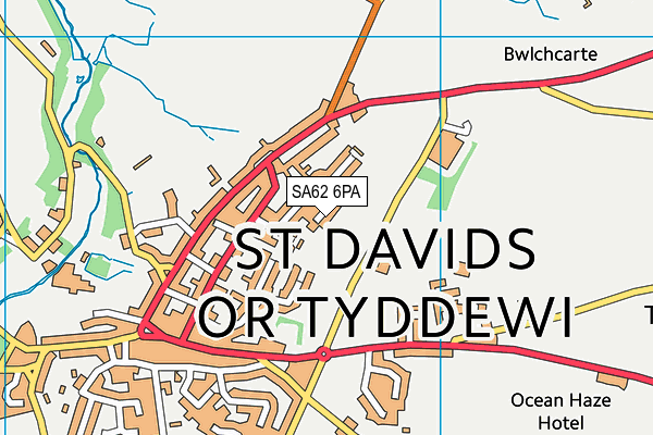 SA62 6PA map - OS VectorMap District (Ordnance Survey) SA62 6PA map - OS VectorMap District (Ordnance Survey)