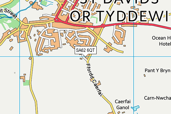 SA62 6QT map - OS VectorMap District (Ordnance Survey) SA62 6QT map - OS VectorMap District (Ordnance Survey)
