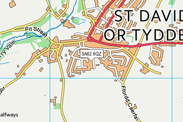SA62 6QZ map - OS VectorMap District (Ordnance Survey) SA62 6QZ map - OS VectorMap District (Ordnance Survey)