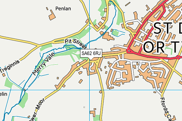 SA62 6RJ map - OS VectorMap District (Ordnance Survey) SA62 6RJ map - OS VectorMap District (Ordnance Survey)