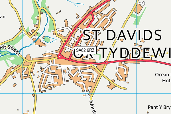 SA62 6RZ map - OS VectorMap District (Ordnance Survey)