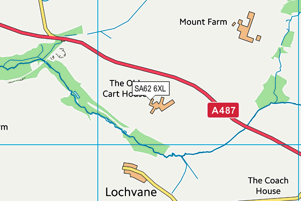 SA62 6XL map - OS VectorMap District (Ordnance Survey)