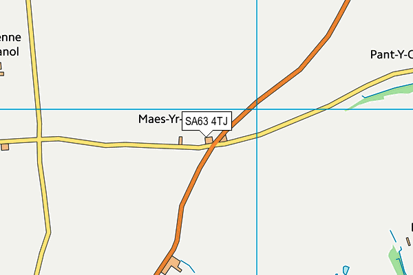 SA63 4TJ map - OS VectorMap District (Ordnance Survey) SA63 4TJ map - OS VectorMap District (Ordnance Survey)