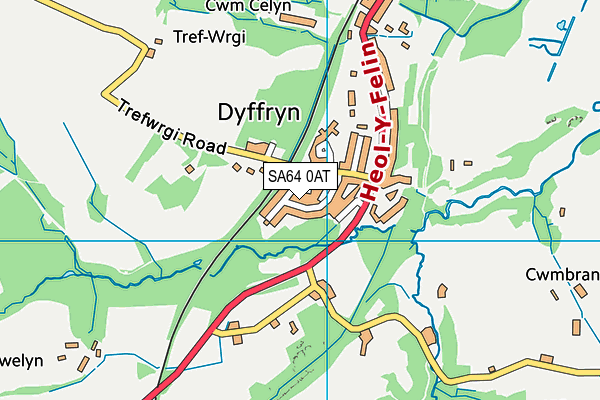 SA64 0AT map - OS VectorMap District (Ordnance Survey) SA64 0AT map - OS VectorMap District (Ordnance Survey)